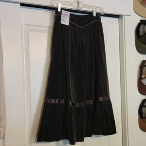 Vintage Jessica's Gunnie Velvet Skirt